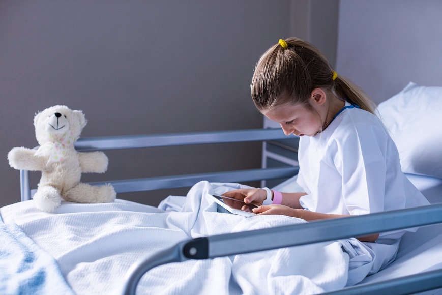 child patient hospitalized sm